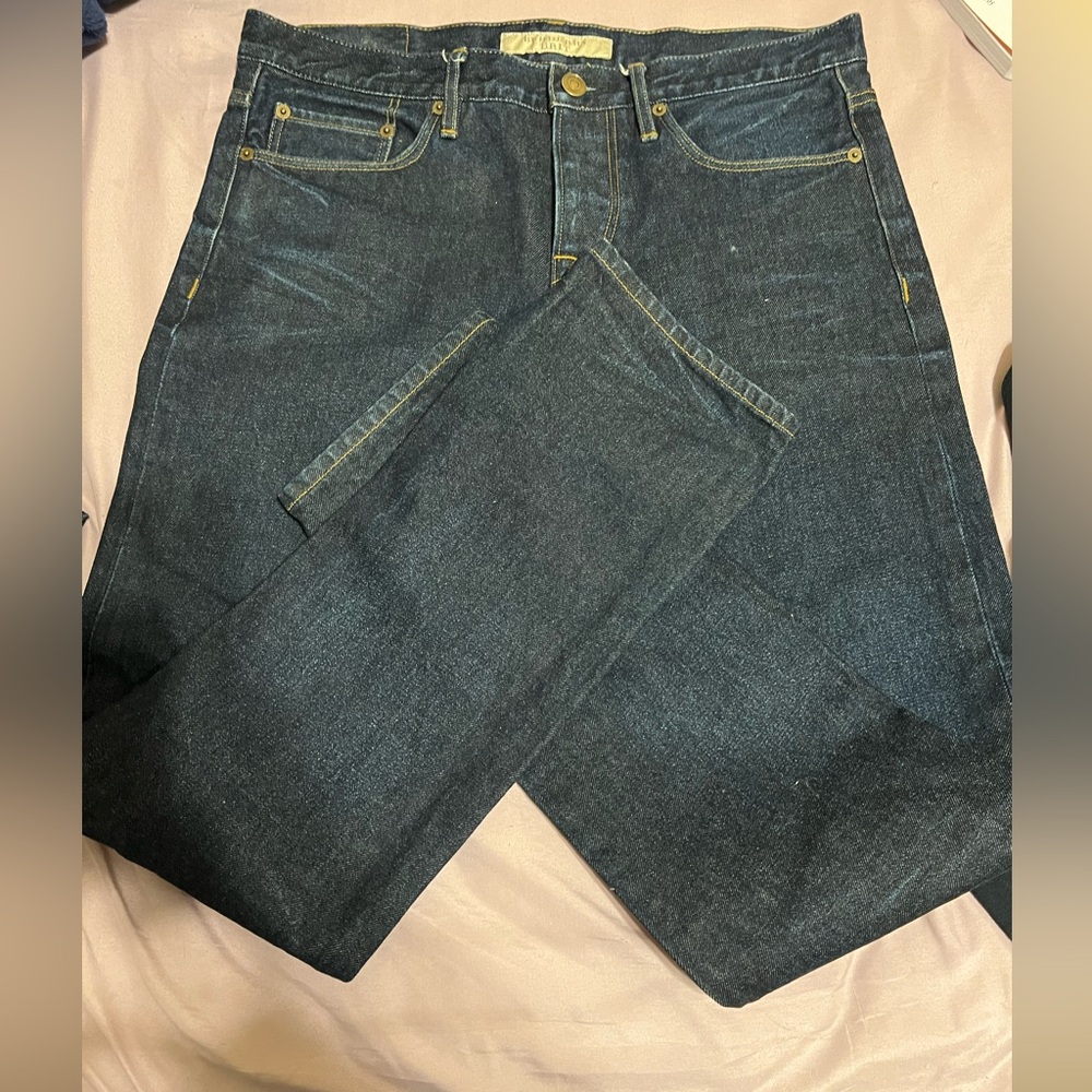 Burberry Dark Blue Straight Jeans
